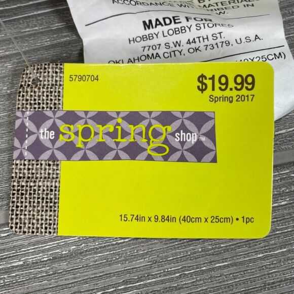 2017 Hobby Lobby The Spring Shop Throw Pillow Floral Embroidered Teal Pink White - Picture 7 of 9